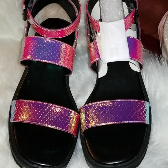 Mix No. 6 Petrova Platform Sandal Iridescent - Picture 7 of 9